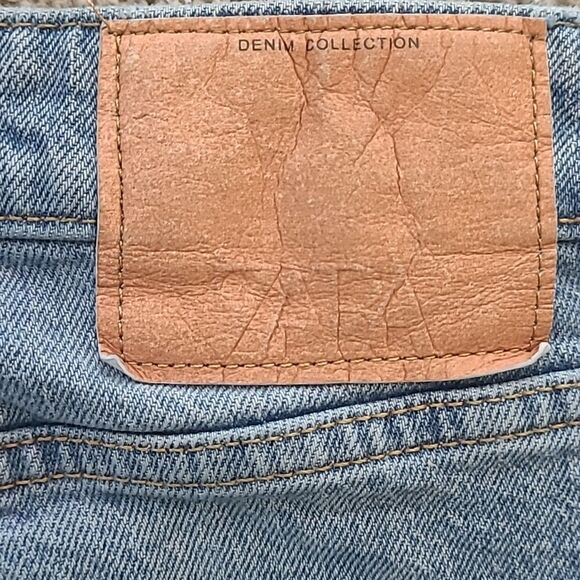 EUC Zara Women Destroyed distressed Highrise split leg bootcut jeans - Picture 7 of 13